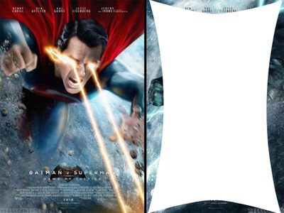 SUPERMAN LE SUPER HEROS Fotomontage