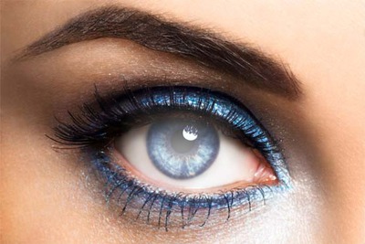 olhos azuis Fotomontaža