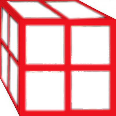 Cubo cuadruple Fotomontagem