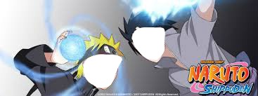 Naruto vs Sasuke Fotomontaggio