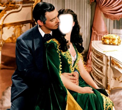 GONE WITH THE WIND Photo frame effect
