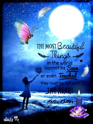 THEE MOST BEAUTIFUL THINGS Photo frame effect