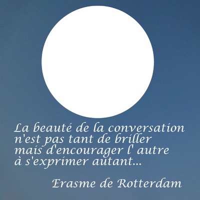 La beauté de la conversation Fotomontāža