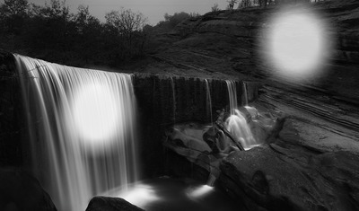 cascade Photomontage