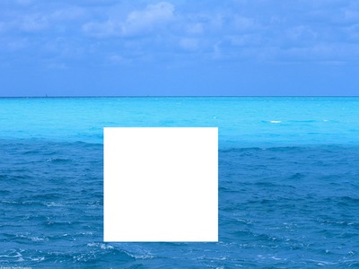 cadre ocean Photomontage