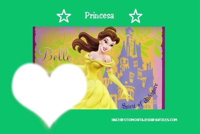 Princesa Belle Photo frame effect
