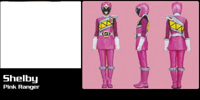 power rangers dino charge shelby Fotomontage