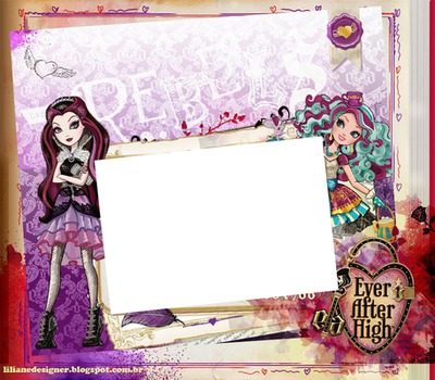 Ever after high- Quadro Rebels Montage photo