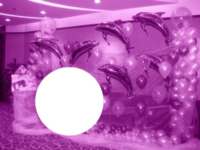 purple dolphin-hdh 1 Valokuvamontaasi
