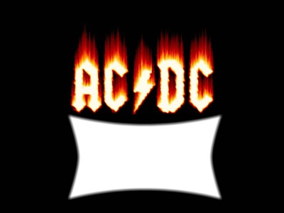AC-DC Fotomontaža