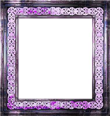 cadre violet dentelle Fotomontaža