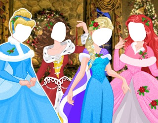 4 princesas Photo frame effect