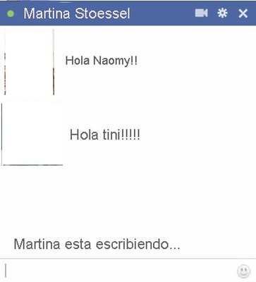 Martina i Jej  Fanka Rozmawiajają Na Facebooku Fotómontázs