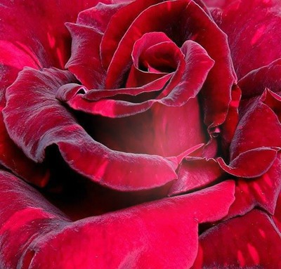 rosas rojas Montaje fotografico