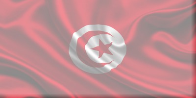 drapeau Tunisie フォトモンタージュ