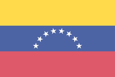 Venezuela flag Valokuvamontaasi