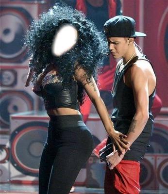 Justin Bieber and Nicki Minaj - Orgasm!:** Fotomontažas