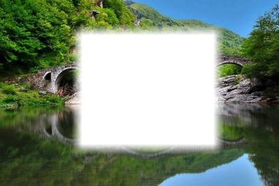 szép táj Photo frame effect