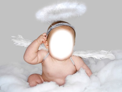 bebe ange Fotomontaggio