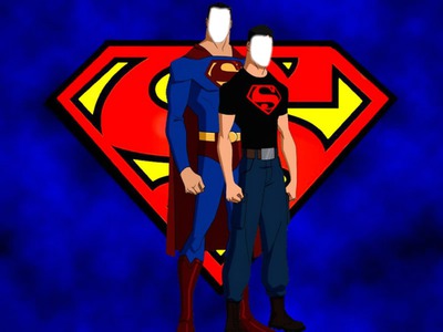 superman superboy Fotómontázs