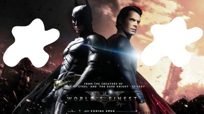SUPERMAN & Batman Fotomontagem