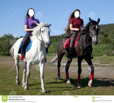 chevaux Fotomontáž
