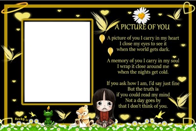 a picture of you Photo frame effect