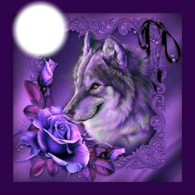 WOLF & ROSES Fotomontage