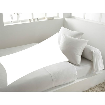lit blanc Fotomontaggio