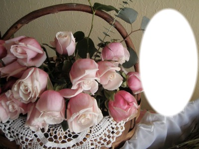 bouquet de roses Valokuvamontaasi