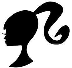 barbie logo head Fotomontaža