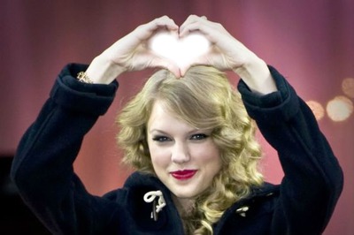 Taylor Heart Photo frame effect
