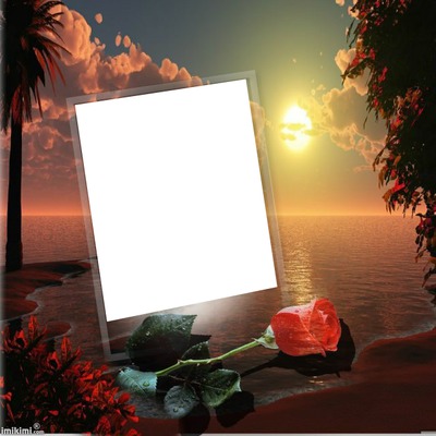 Sunset Photo frame effect