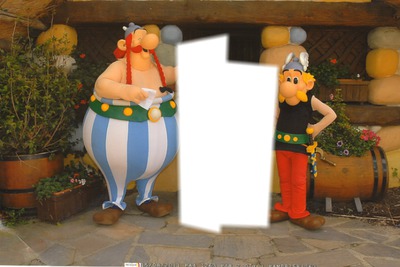 asterix et obelix Fotomontažas