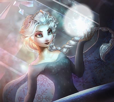 Elsa-Frozen Φωτομοντάζ