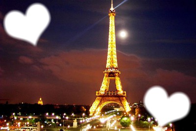 Paris- ciudad del amor Fotomontasje