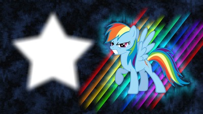 Rainbow Dash Fotomontasje