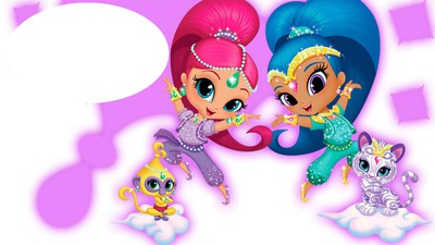 shimmer et shine Fotomontáž