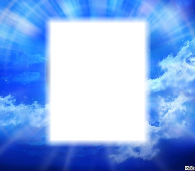 Clouds Photo frame effect