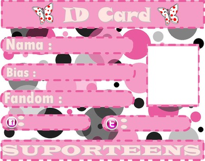 ID Card Suporteens Photo frame effect