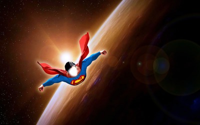 Superman Fotomontaż