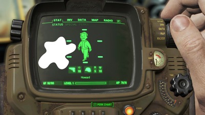 Fallout 4 pit boy フォトモンタージュ