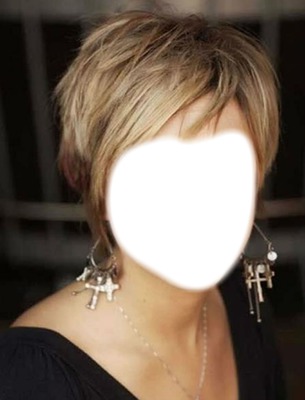 coupe de cheveux femme Fotomontaža