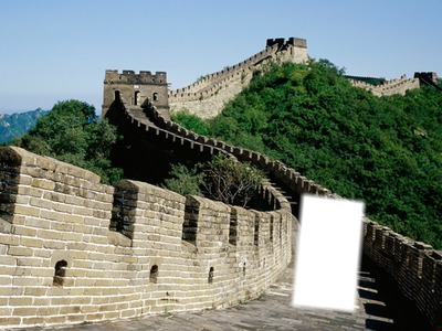 muraille de Chine Фотомонтажа