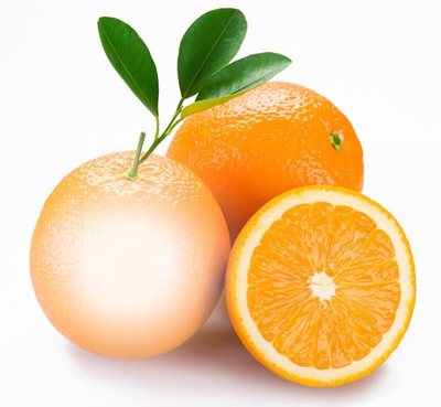 Fruta Naranja Fotomontaža