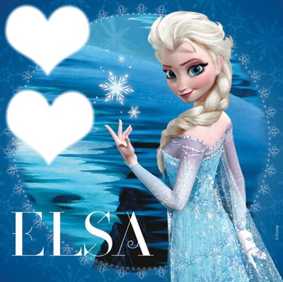 frozen elsa Fotomontage