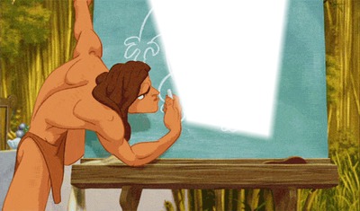 Tarzan Fotomontage
