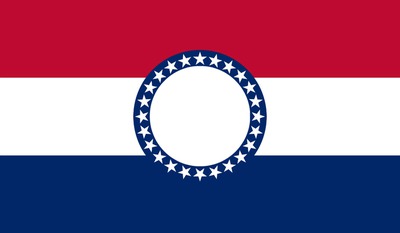 Missouri flag Photomontage