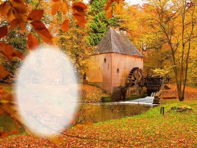 paysage automne Fotomontažas