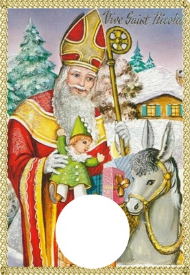 Saint Nicholas Photo frame effect